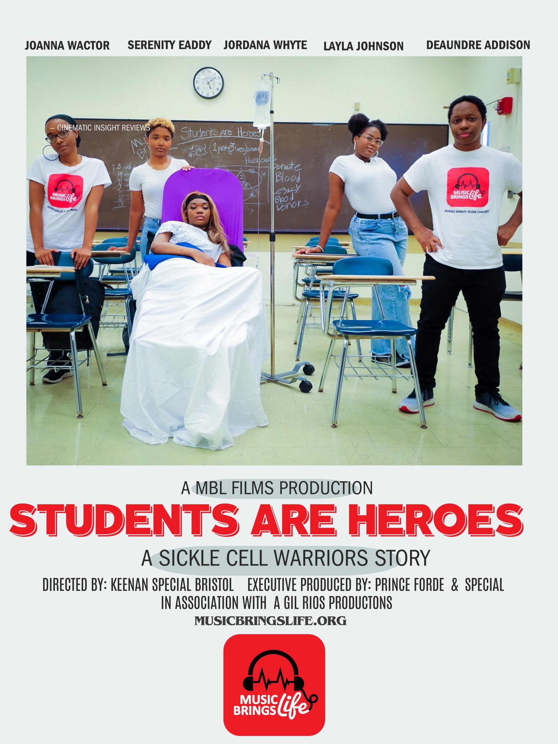 “Students Are Heroes: A Sickle Cell Warrior’s Story” Prepares for Their Presence @ The Sundance Film Festival  On January 25, 2025